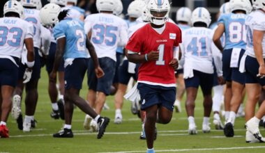 5 things to learn about the Titans in training camp, from Carnell Tate's press coverage battle to the right guard competition