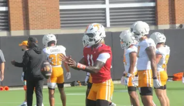 tennessee football practice