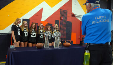 Nebraska-bound Ariana Akey passes torch to Peyton Marr for Mountain Vista flag football