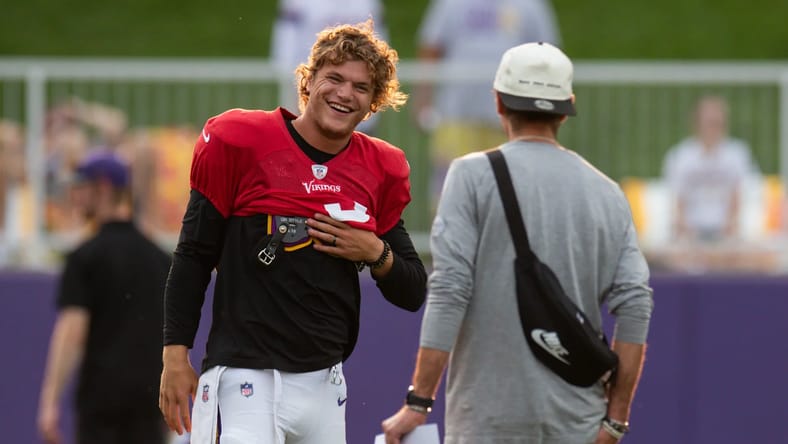 JJ McCarthy - Minnesota Vikings training camp practice (2026)