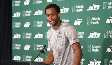 Geno Smith seeing Jets camp through red-tinted contact lenses