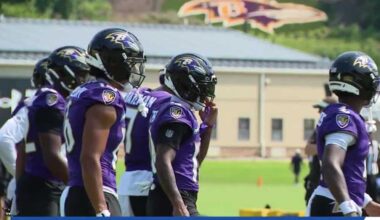 Ravens hold last practice before Eagles preseason game