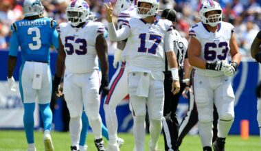 Josh Allen gets comfortable in Bills' new stadium with TD pass in 29-14 preseason win over Panthers :: WRAL.com