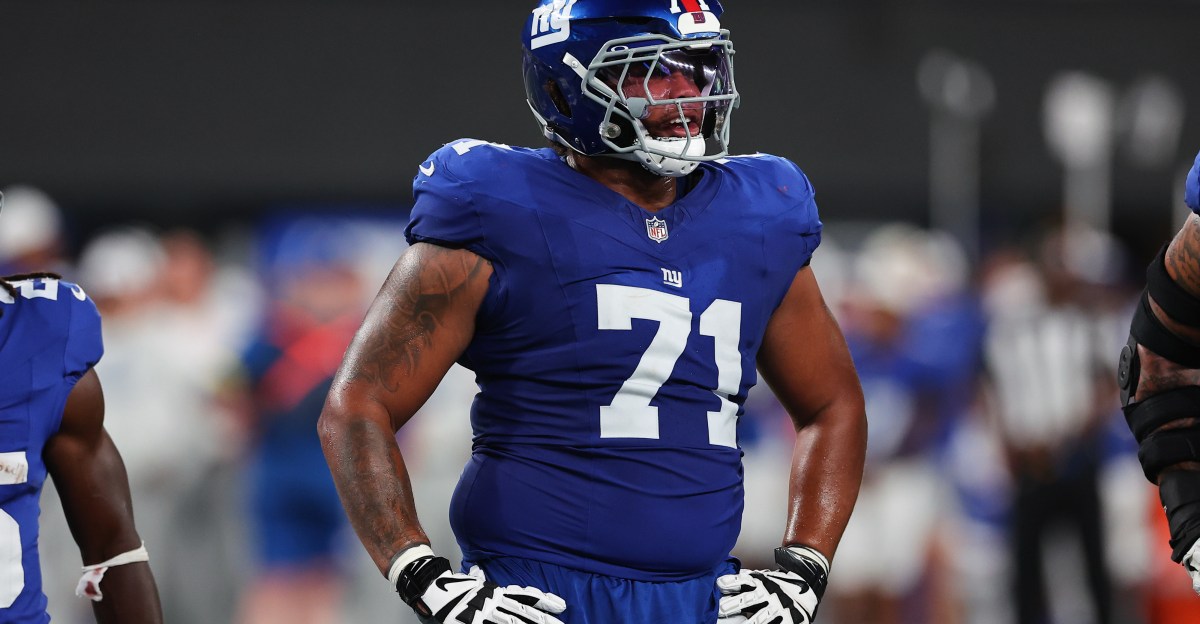 Marcus Mbow at center? Giants won’t be playing him there any time soon