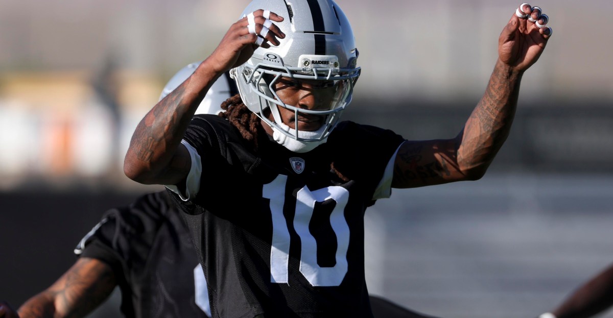 The Year 2 bar for Raiders wide receiver Don’te Thornton Jr.