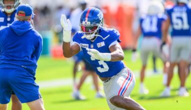 Giants-Dolphins fight: Teams brawl during joint practice