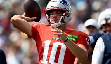 Two years later, Drake Maye sees Patriots’ growth against Eagles