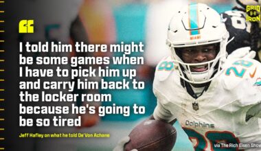 De'Von Achane's Massive 2026 Workload Hinted at By Dolphins' Jeff Hafley amid Fantasy Buzz