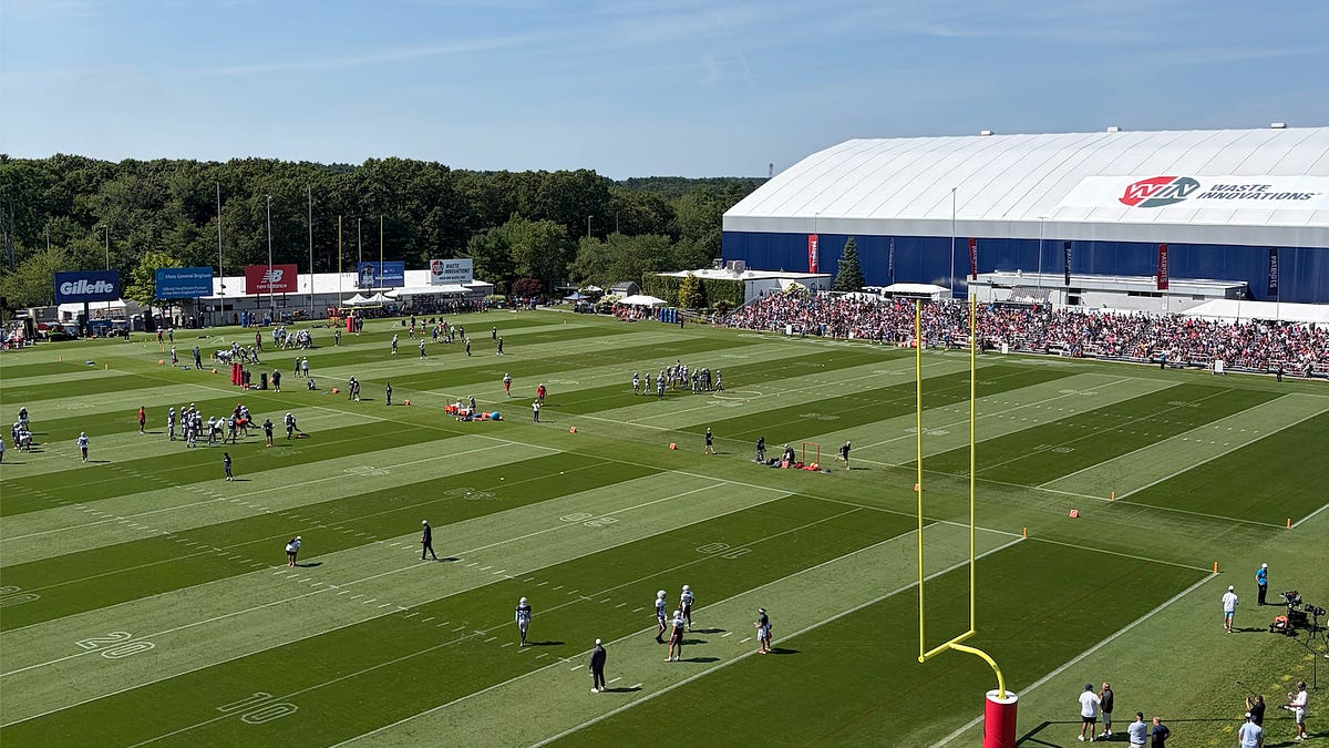 On Location: Patriots' Caleb Lomu Flashes Dominance