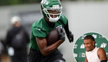 Adonai Mitchell embracing Geno Smith connection after Jets' carousel