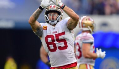 George Kittle on track to play against Rams in Week 1