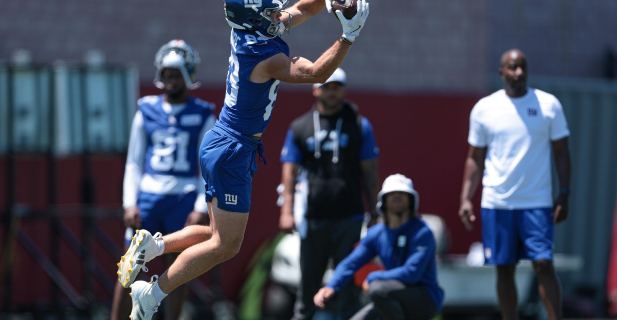 NY Giants’ Dalen Cambre caught John Harbaugh’s eye by catching everything else