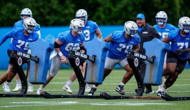 All eyes on Detroit Lions’ OL heading into Commanders preseason game
