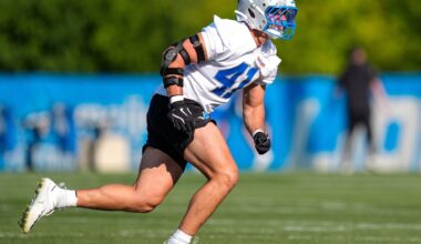 Jimmy Rolder injury update: Detroit Lions rookie LB out ‘a while’