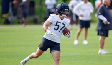 New left tackle, nickel, d-line rotation, and more Bears practice notes