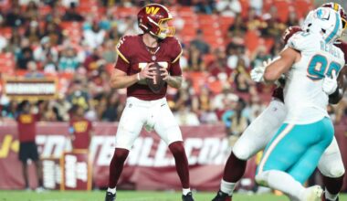 Commanders News: Athan Kaliakmanis all-22, 16 injuries & Bill’s rap song