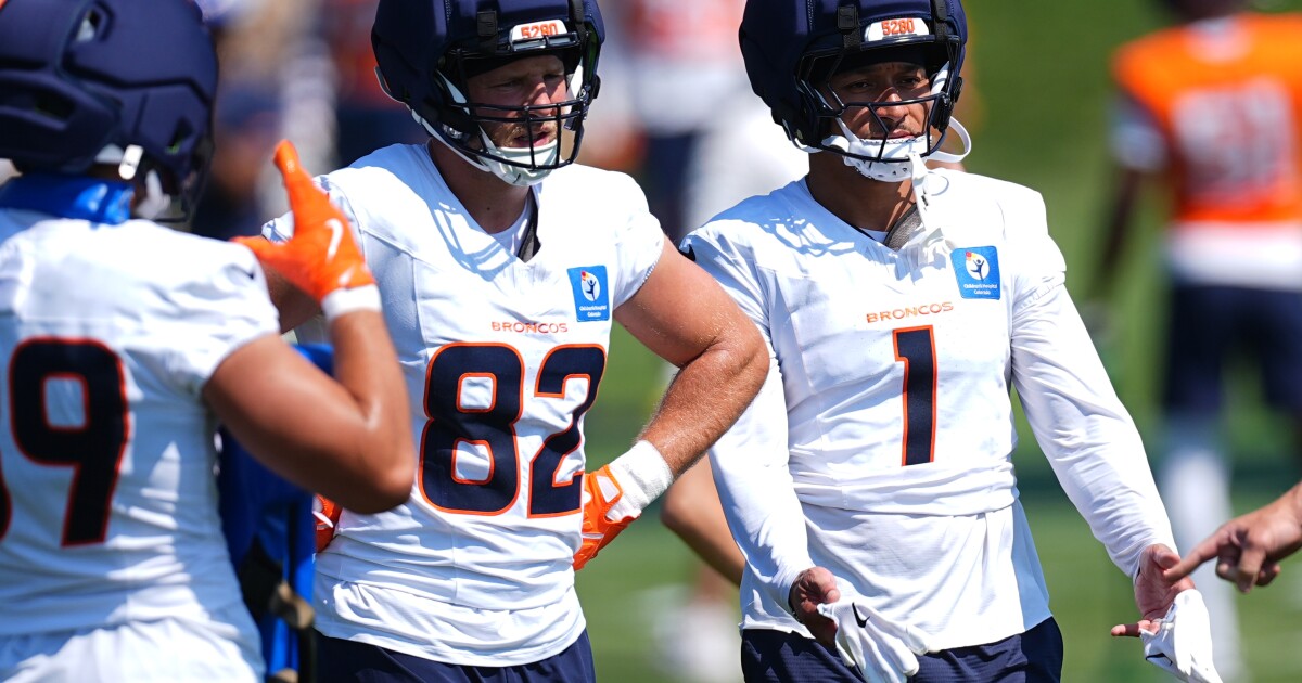 Broncos training camp day 1: Evan Engram’s path to a bigger Broncos role