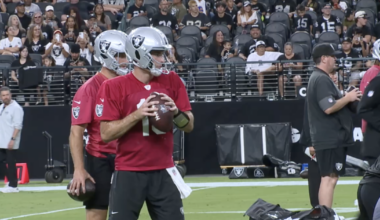 Raiders fans already buying into Mendoza after first Allegiant Stadium practice