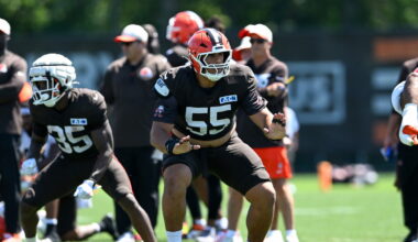 Browns bump rookies Spencer Fano, Denzel Boston up to the first team