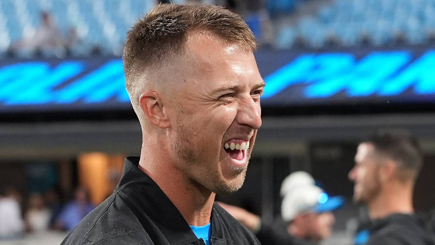 Carolina Panthers offensive coordinator Brad Idzik