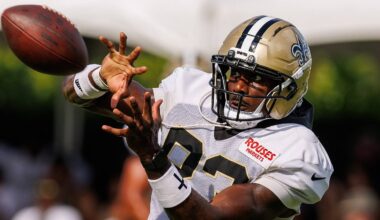 New Orleans Saints TE Juwan Johnson (83)