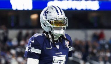 Dallas Cowboys cornerback Trevon Diggs