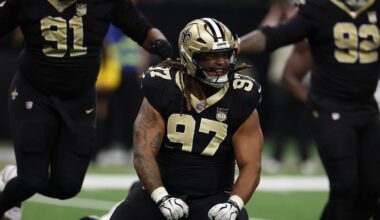 New Orleans Saints defensive tackle Khristian Boyd