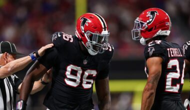 Falcons shuffle practice squad and add Zach Harrison, Khalid Kareem