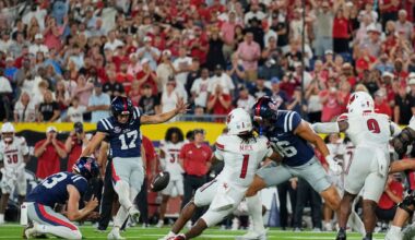 Wild 2nd half ends with Carneiro’s 48-yard winner for No. 9 Ole Miss over No. 24 Louisville
