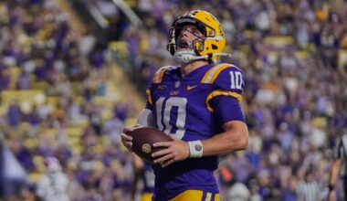 LSU QB Sam Leavitt upgraded to 'questionable' on the SEC injury report for the Mississippi game