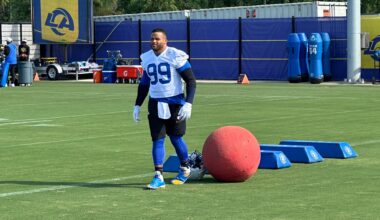 Aaron Donald expects to play for Rams on Monday night against Giants