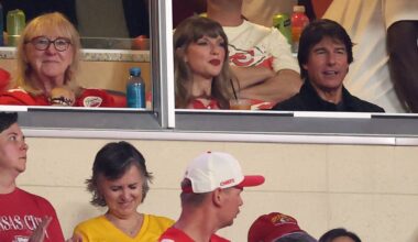Tom Cruise said Taylor Swift was 'schooling him' on football during Chiefs game