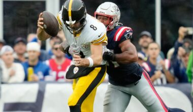 Aaron Rodgers blames himself after Steelers' offense struggles again in loss to Patriots