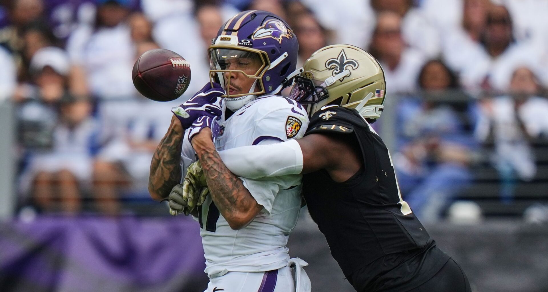 History repeats itself as the Ravens blow a fourth-quarter lead in their loss to the Saints