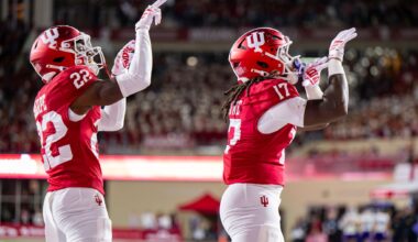Lee Beebe Jr. rushes for 203 yards and No. 4 Indiana holds off surprising Northwestern 29-23