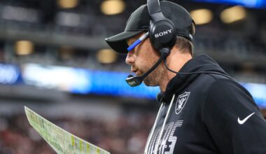 Las Vegas Raiders head coach Klint Kubiak