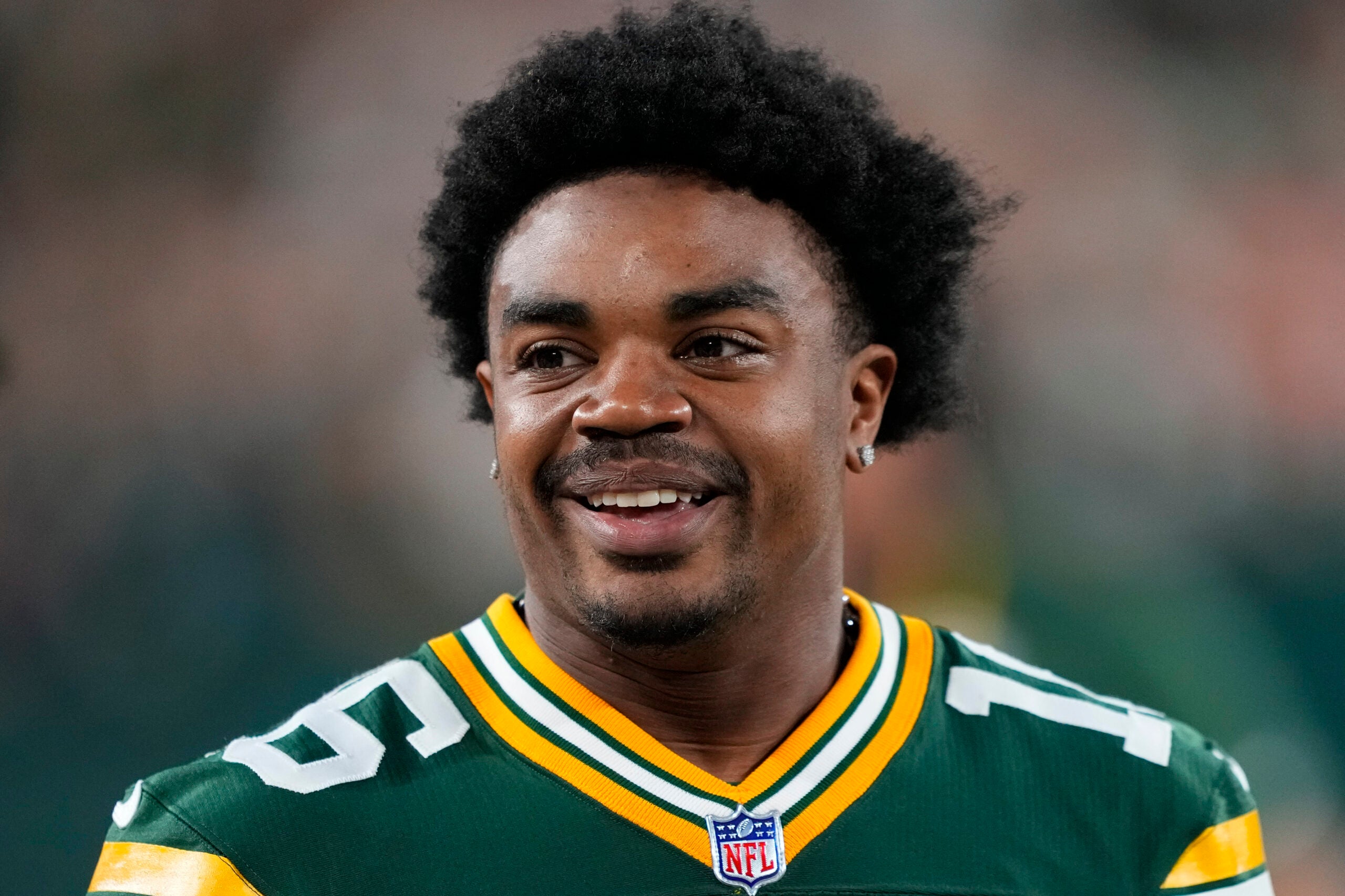 Aug 28, 2026; Green Bay, Wisconsin, USA; Green Bay Packers wide receiver Bo Melton (16) during the game against the Arizona Cardinals at Lambeau Field.