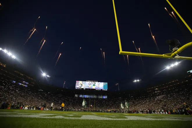Sep 24, 2026; Green Bay, Wisconsin, USA; at Lambeau Field. Mandatory Credit: Jeff Hanisch-Imagn Images