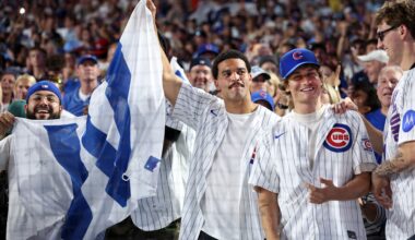 Caleb Williams watches Chicago Cubs beat Milwaukee Brewers 2-1