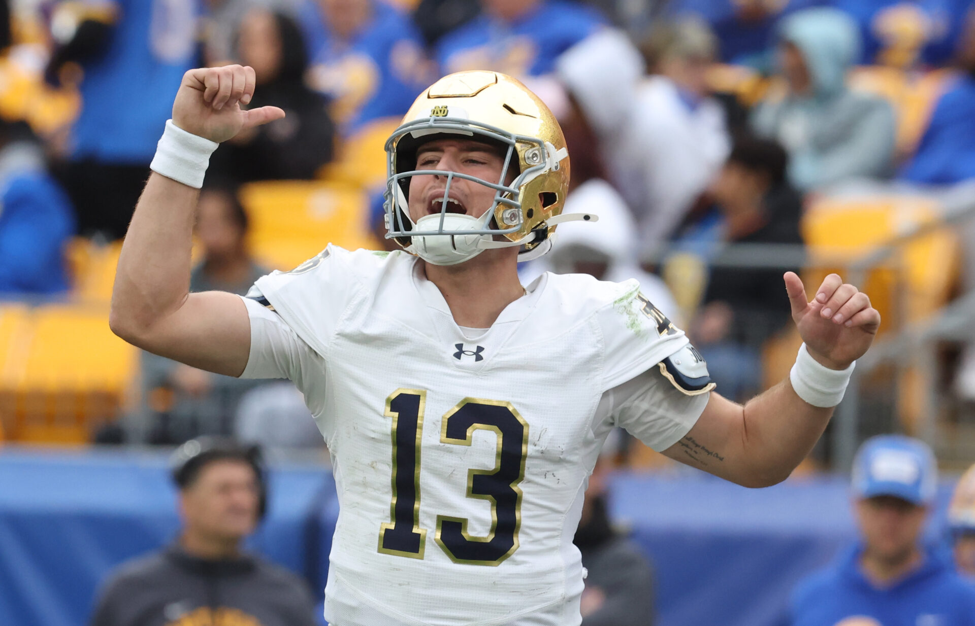 NCAA Football: Notre Dame at Pittsburgh