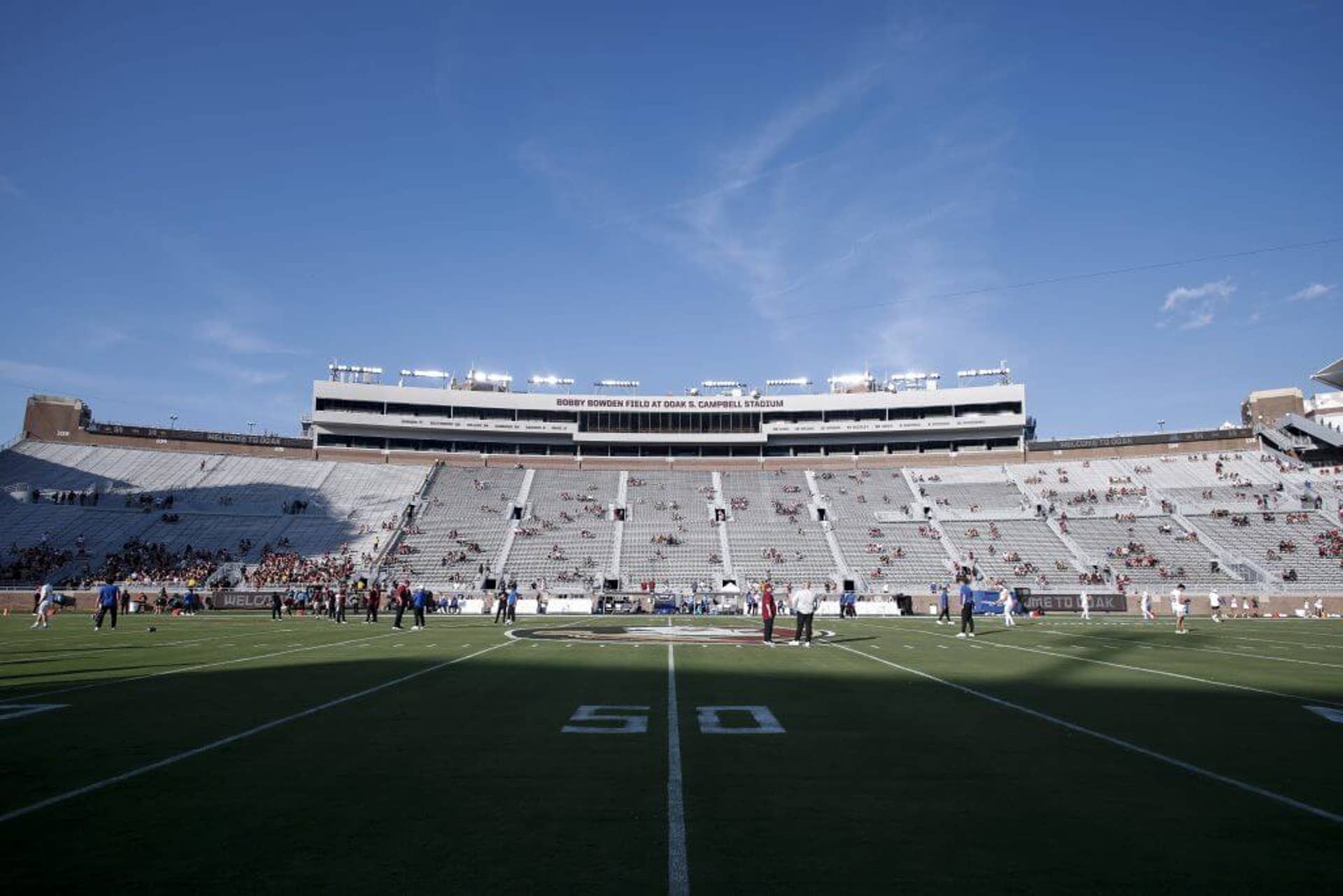 A view of Doak Campbell Stadium.