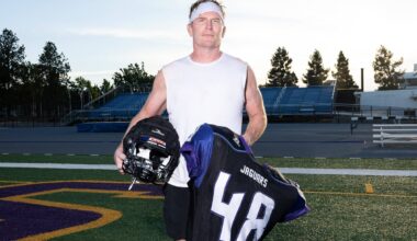 He is a full-time pastor and father of 3. He’s also college football’s oldest player