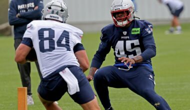 Patriots place rookie on injured reserve, open 53-man roster spot