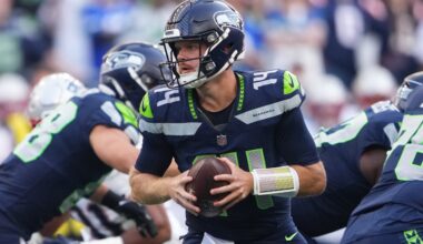 QB Sam Darnold to return for the Seahawks against the Commanders following glute injury – WTOP News