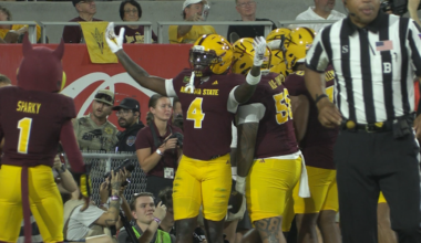 ASU football receivers thrive against Morgan State in 70-7 victory