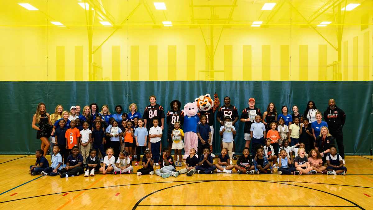 Bengals partner with Queen City Book Bank to support childhood literacy
