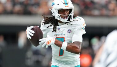 Dolphins receiver Caleb Douglas nominated for Rookie of the Week award