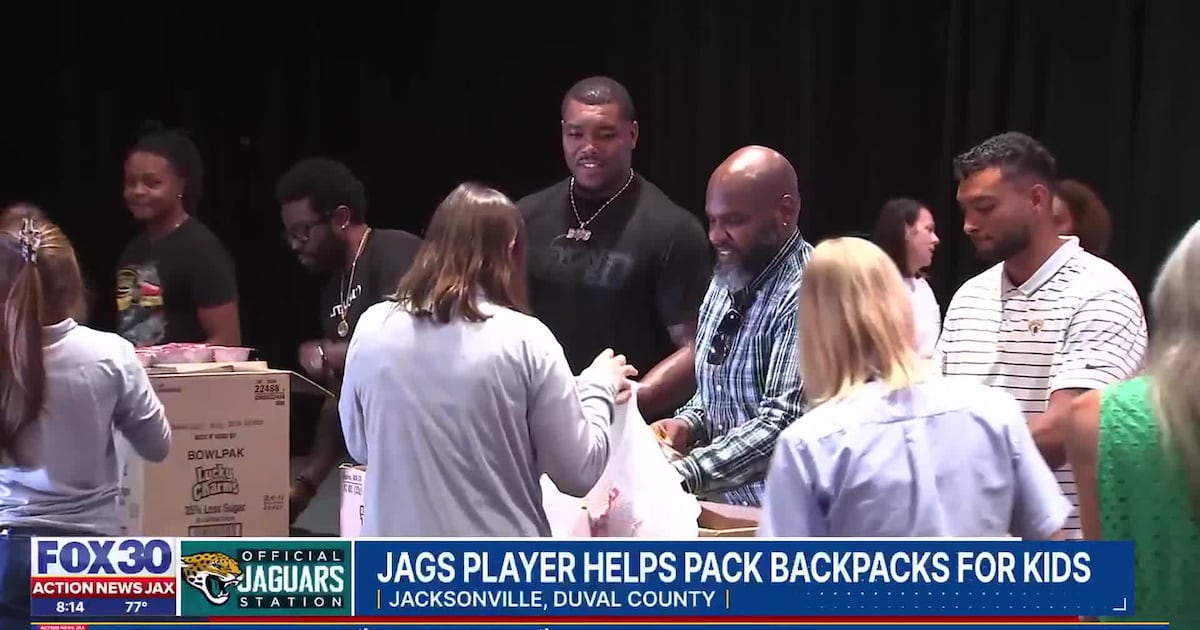 Jaguars star Travon Walker fights student hunger gap
