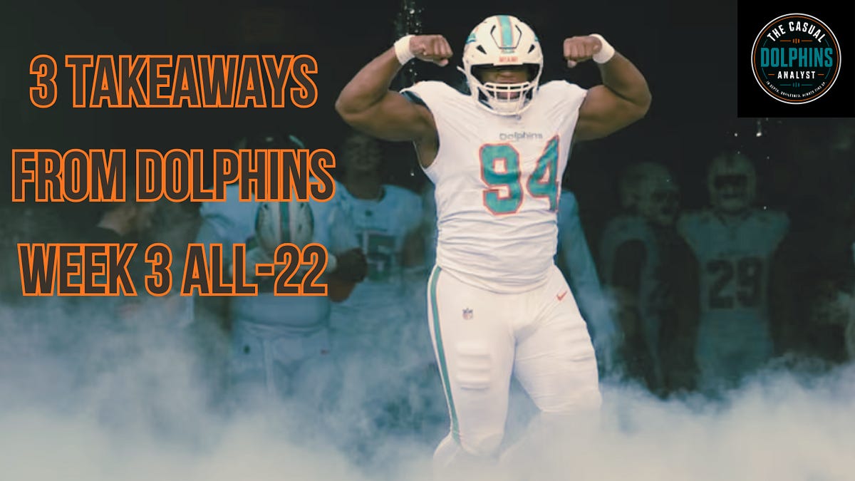 3 Takeaways From Dolphins Week 3 All-22 vs. Kansas City Chiefs
