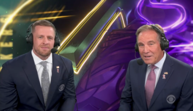 Jim Nantz wasn't listening to J.J. Watt leading to awkward moment